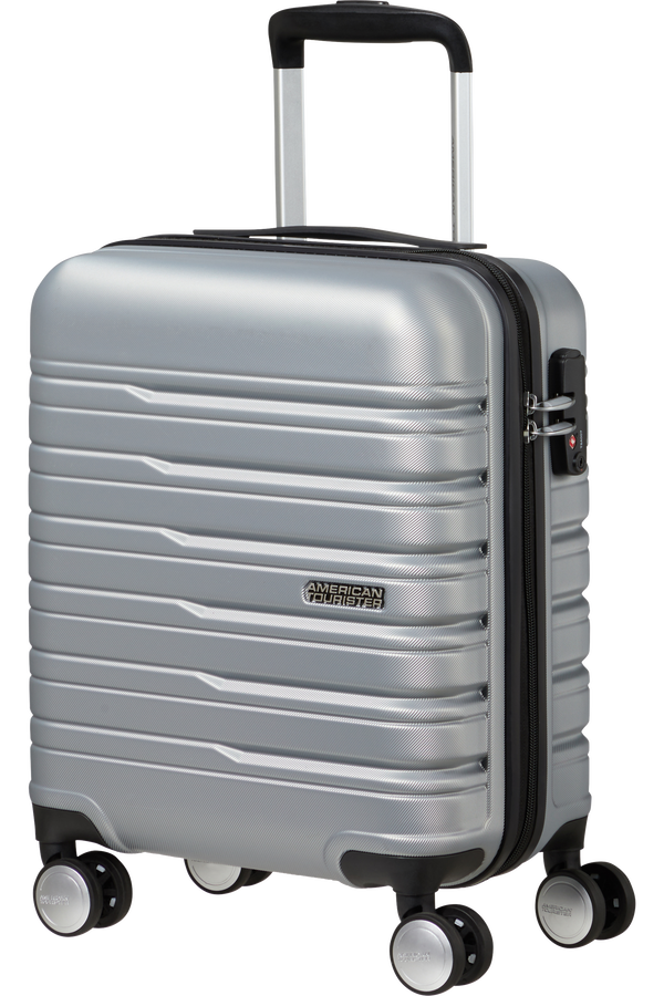 American Tourister Flashline SPINNER UNDERSEATER 45cm  Nebeská strieborná