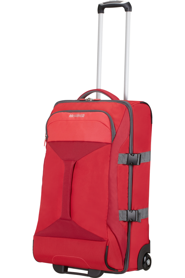 American Tourister Road Quest Duffle with Wheels M Solid Red