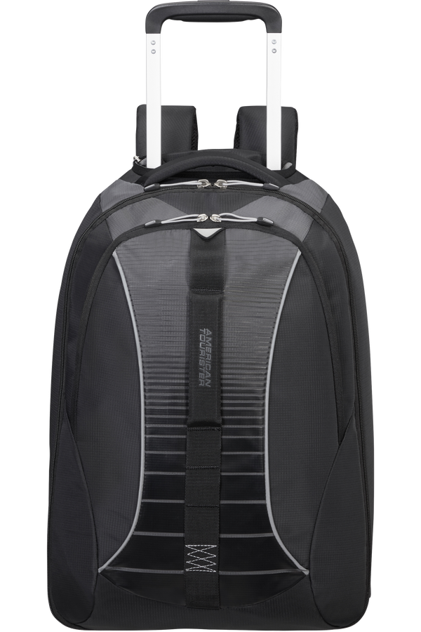 American Tourister Fast Route Laptop Backpack with Wheels Sporty 15.6'  Čierna/siv&aacute;