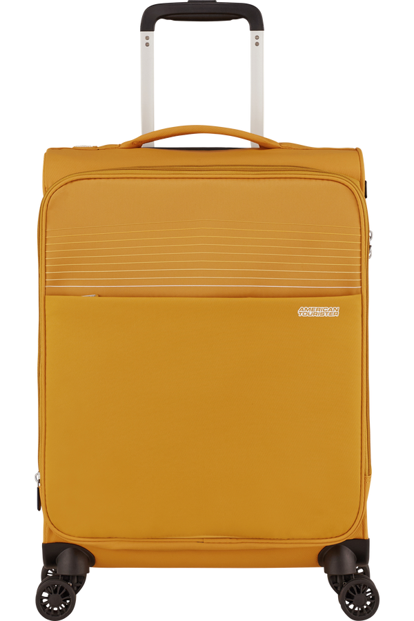 American Tourister Lite Ray Spinner TSA Expandable 55cm  Zlat&aacute; žlt&aacute;