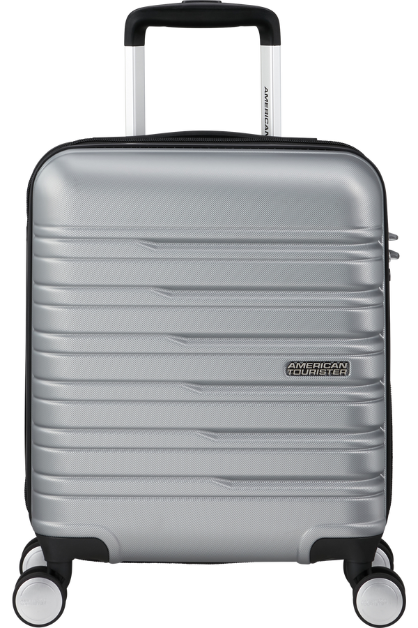 American Tourister Flashline SPINNER UNDERSEATER 45cm  Nebesk&aacute; strieborn&aacute;