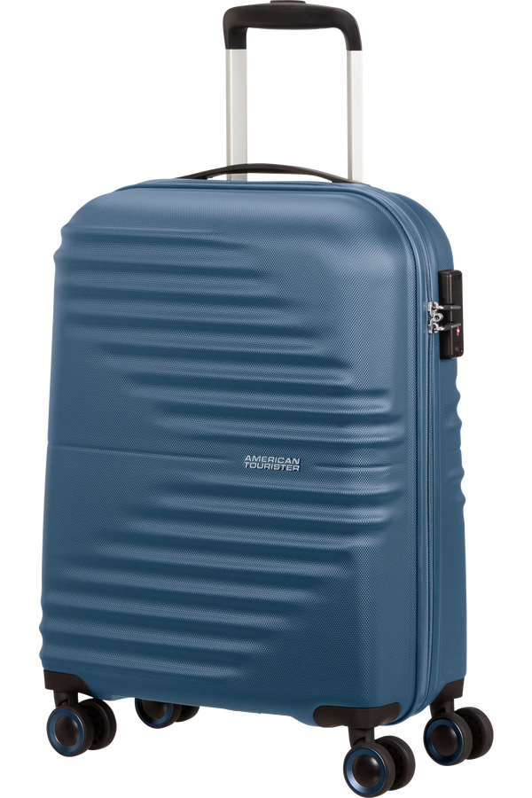 American Tourister Wavetwister Spinner TSA 55cm  Tmavá námornícka