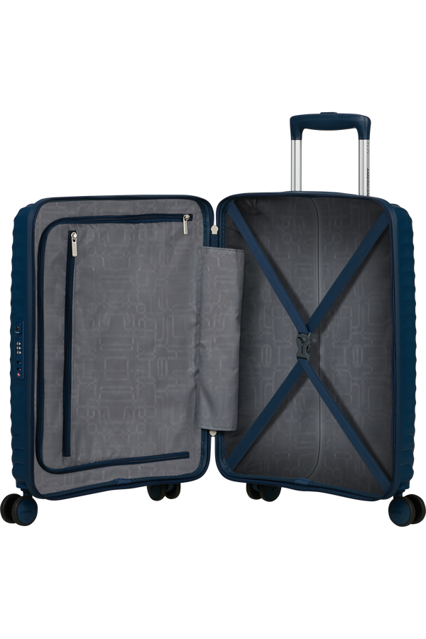 American Tourister Diablast Spinner TSA 55cm  Darkwave Blue