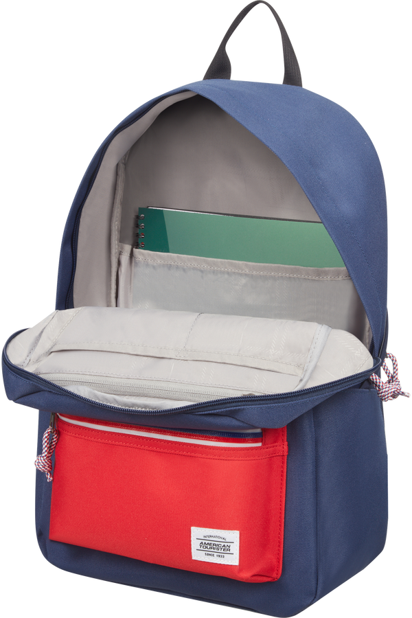 American Tourister Upbeat Backpack ZIP  Námornícka/červená