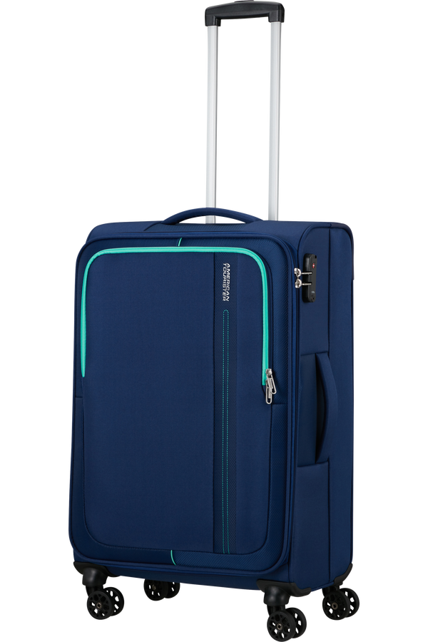 American Tourister Sea Seeker Spinner 68/25 Tsa 68cm  Combat Navy