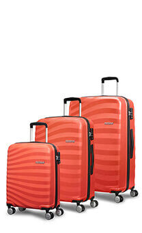 American Tourister Oceanfront 3 PC Set A  &Scaron;ťavnat&aacute; oranžov&aacute;
