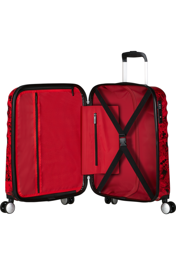 American Tourister Disney Wavebreaker Spinner TSA Disney Fl 55cm  Červený komiks myšiaka Mickeyho American Tourister Disney Wavebreaker Spinner TSA Disney Fl 55cm  Červený komiks myšiaka Mickeyho