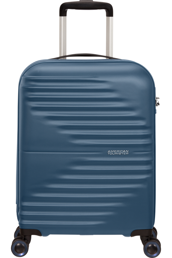 American Tourister Wavetwister Spinner TSA 55cm  Tmavá námornícka