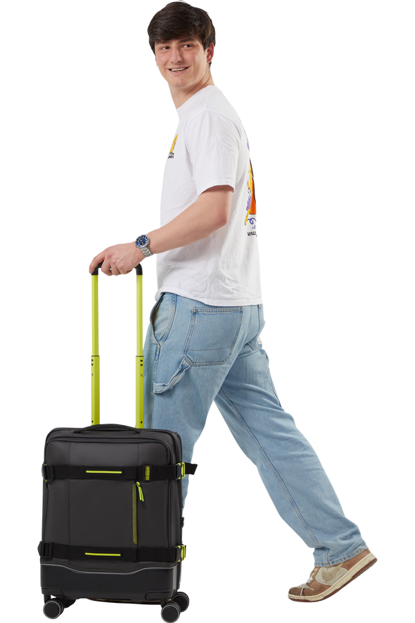 American Tourister Urban Track Spinner S TSA Coated 55cm  Black/Lime American Tourister Urban Track Spinner S TSA Coated 55cm  Black/Lime