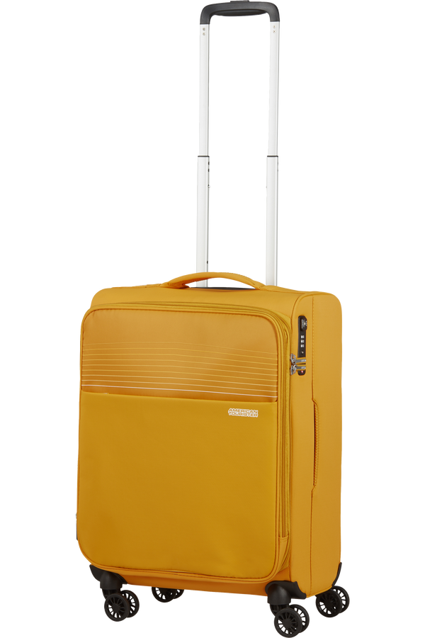 American Tourister Lite Ray Spinner TSA Expandable 55cm  Zlat&aacute; žlt&aacute;