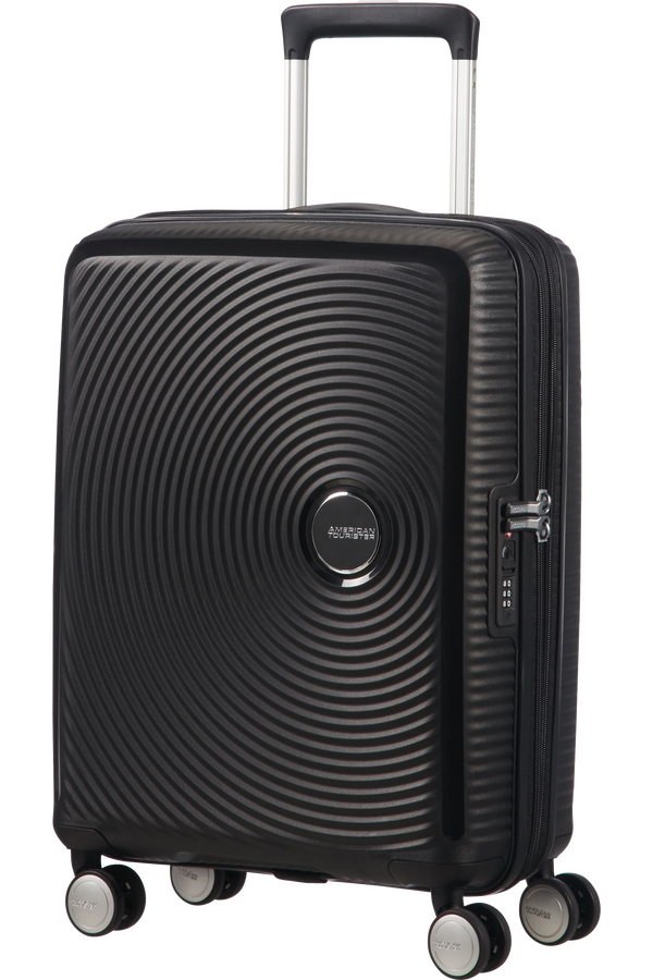 American Tourister Soundbox Spinner Expandable 55cm Bass Black American Tourister Soundbox Spinner Expandable 55cm Bass Black