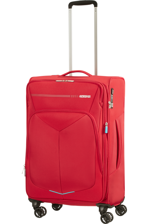 American Tourister Summerfunk Spinner Exp TSA 67cm  Červená