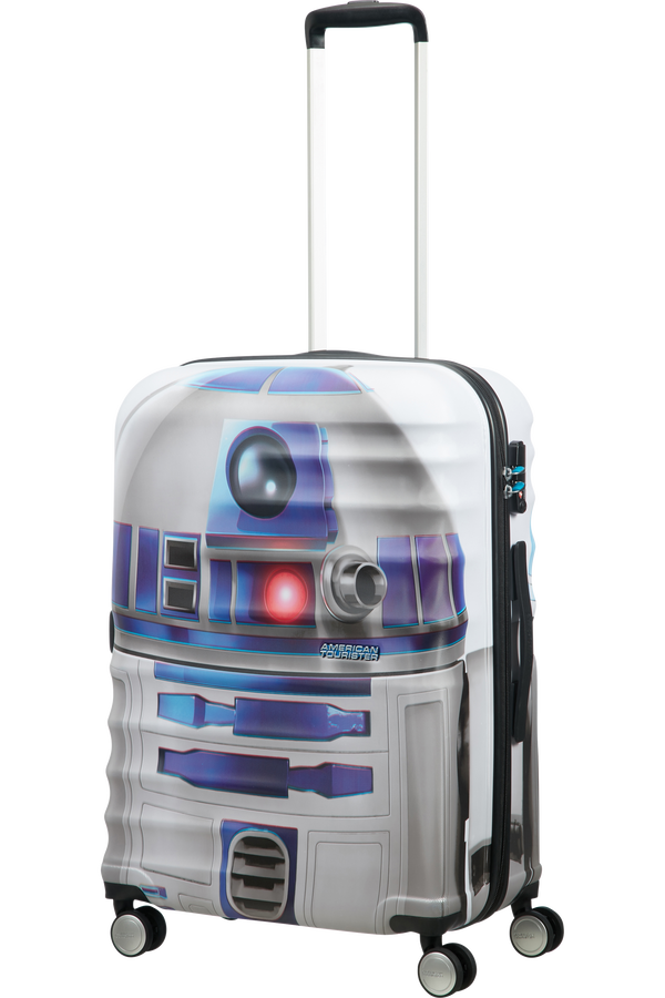 American Tourister Wavebreaker Disney 4-wheel 67cm medium Spinner suitcase Star Wars R2-D2