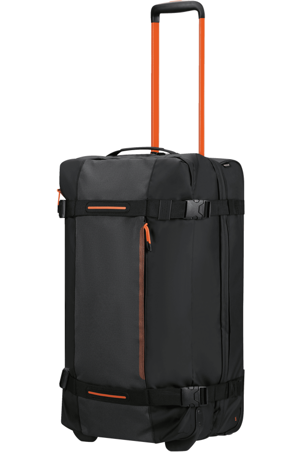 American Tourister Urban Track Duffle with Wheels Lmtd M  Black/Orange