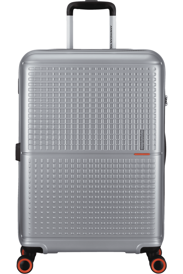 American Tourister Geopop Spinner 67/24 Tsa. 67cm Kovová strieborná