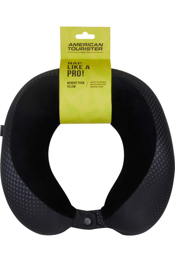 American Tourister American Tourist. Ta Travel Pillow Memoryfoam  Čierna/siv&aacute;