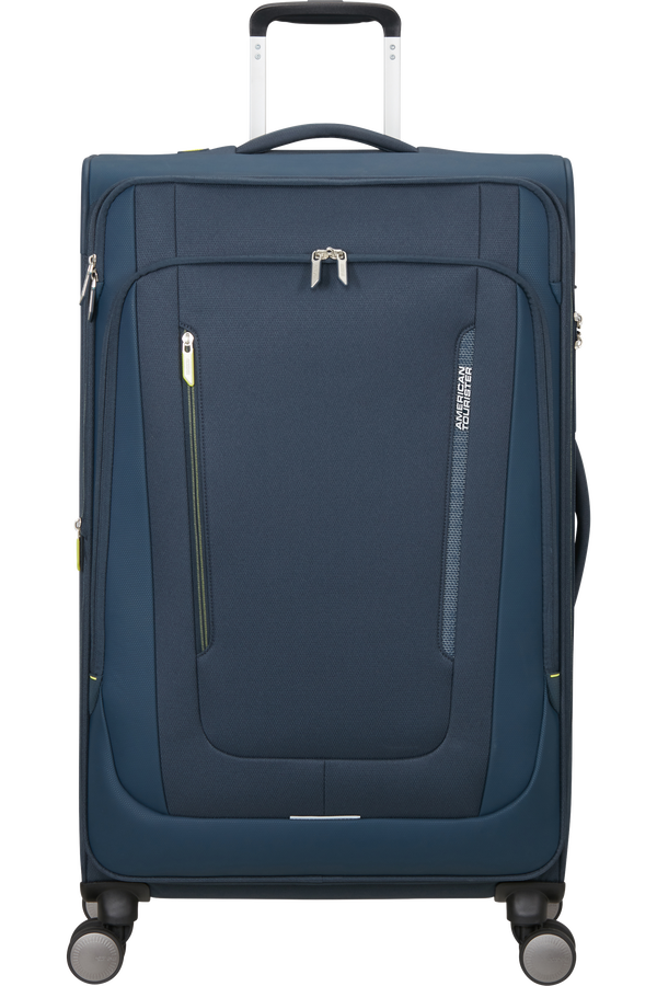 American Tourister Wanderlite Spinner EXP TSA L  Tmavá námornícka