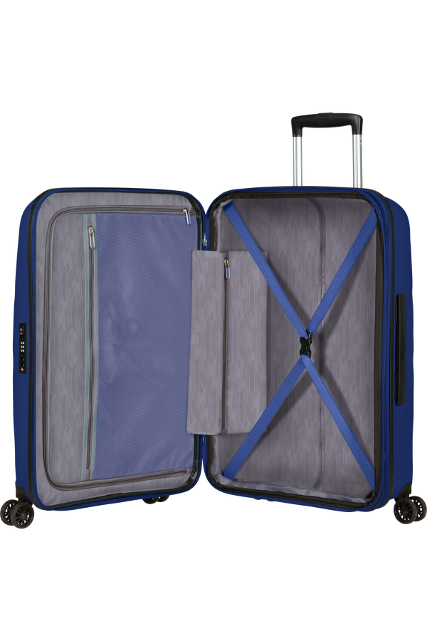 American Tourister Bon Air Dlx Spinner TSA Expandable 66cm  Polnočn&aacute; n&aacute;morn&iacute;cka