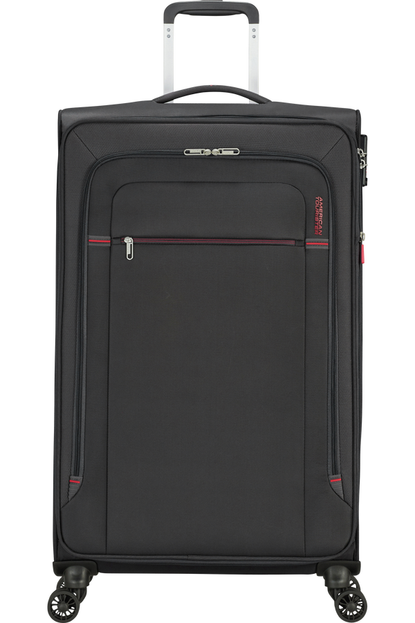 American Tourister Crosstrack Spinner Expandable 79cm  Siv&aacute;/červen&aacute;