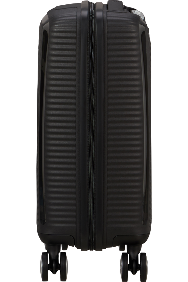American Tourister Soundbox Mini Spinner 47cm  Čierne basy American Tourister Soundbox Mini Spinner 47cm  Čierne basy