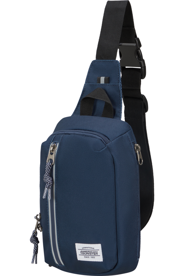 American Tourister Brightup Sling Bag Zip  Námornícka