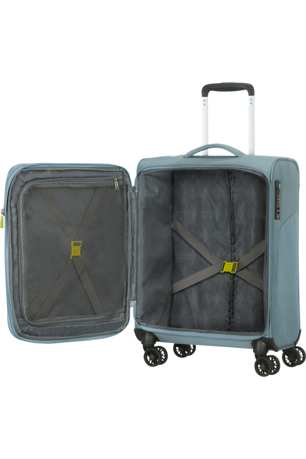 American Tourister Summerfunk Spinner Exp TSA 55cm  Kovová sivá