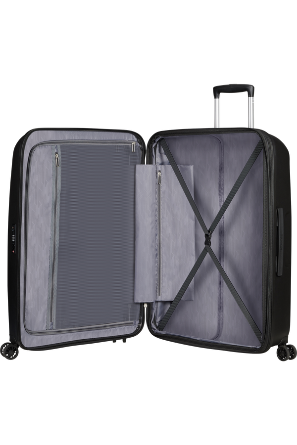 American Tourister Bon Air Dlx Spinner TSA Expandable 75cm  Čierna