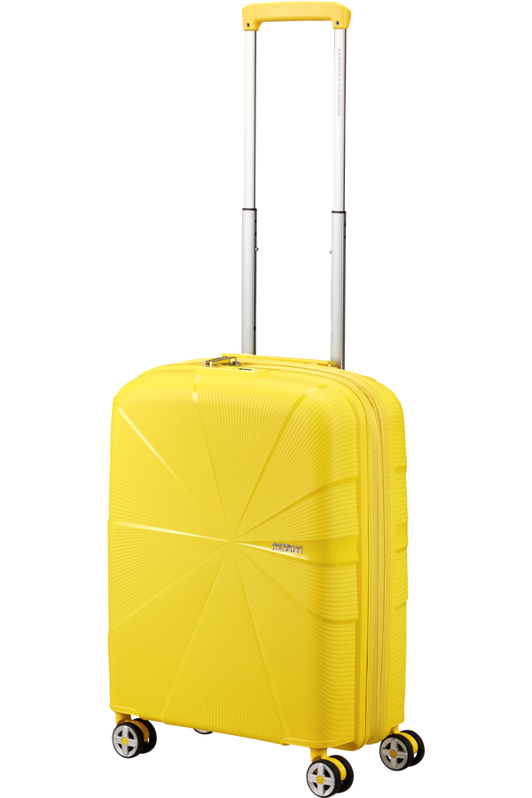 American Tourister Starvibe Spinner Expandable TSA 55cm Electric Lemon American Tourister Starvibe Spinner Expandable TSA 55cm Electric Lemon