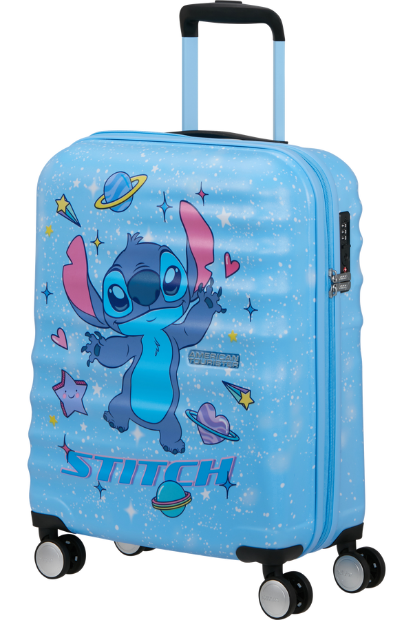 Disney Wavebreaker 55cm Kab&iacute;nov&aacute; batožina | American Tourister Disney Wavebreaker Spinner TSA Disney Fl 55cm  Stitch Universe