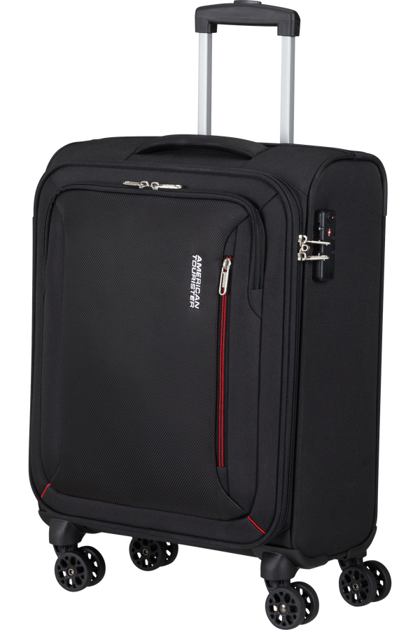 American Tourister Hyperspeed Spinner TSA 55cm  Sýta čierna
