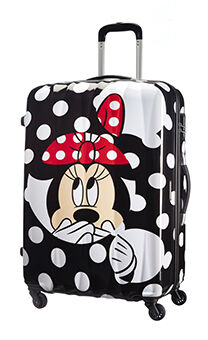 American Tourister Disney 4-wheel Spinner 75cm large suitcase Minnie Dots