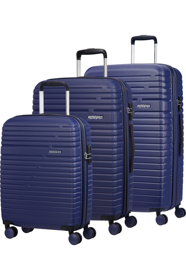 American Tourister Aero Racer 3 PC Set A  Modr&aacute; seren&aacute;da