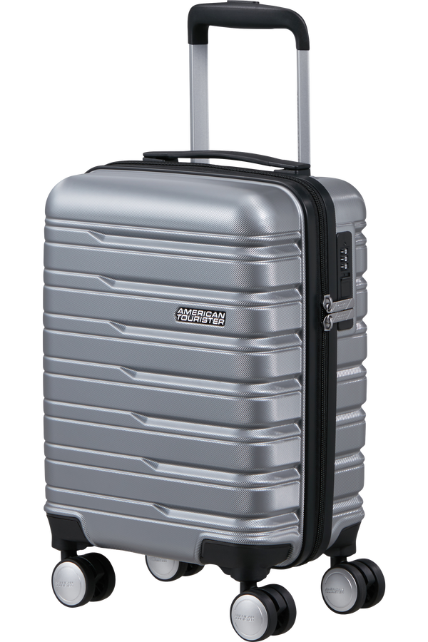 American Tourister Flashline Spinner Underseater Removable Wheels 45cm  Nebesk&aacute; strieborn&aacute;