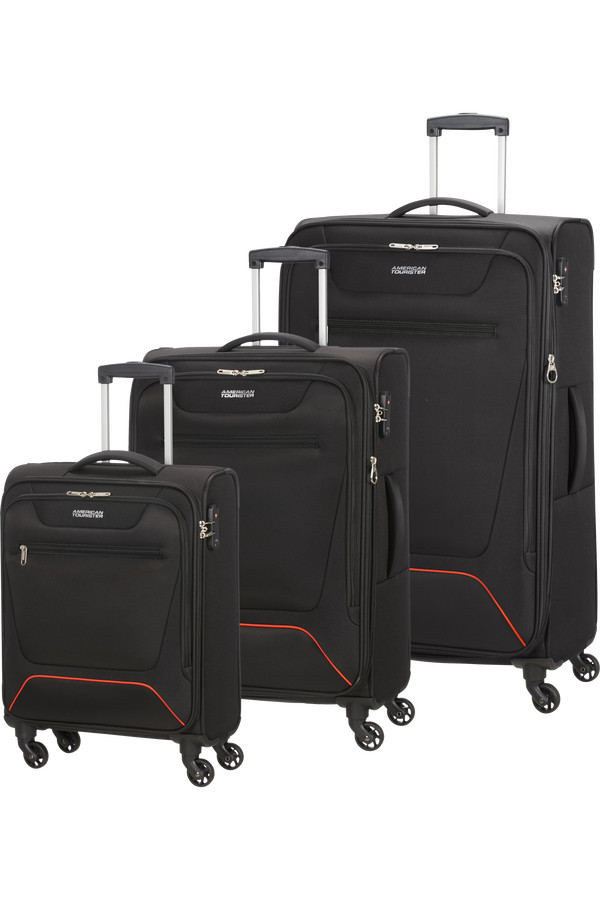 American Tourister Hyperbreez 3 pc Set A  Čierna