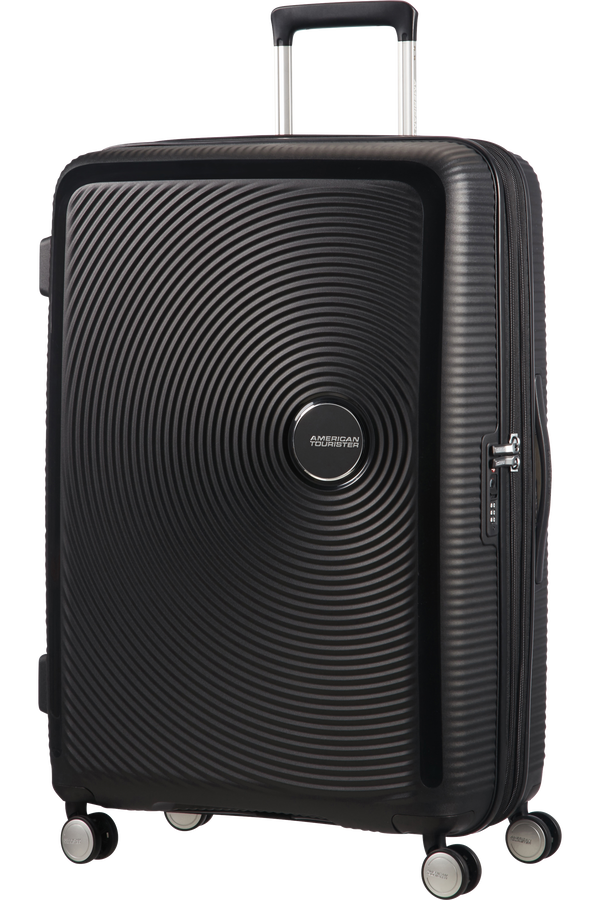American Tourister Soundbox Spinner Expandable 77cm Bass Black American Tourister Soundbox Spinner Expandable 77cm Bass Black