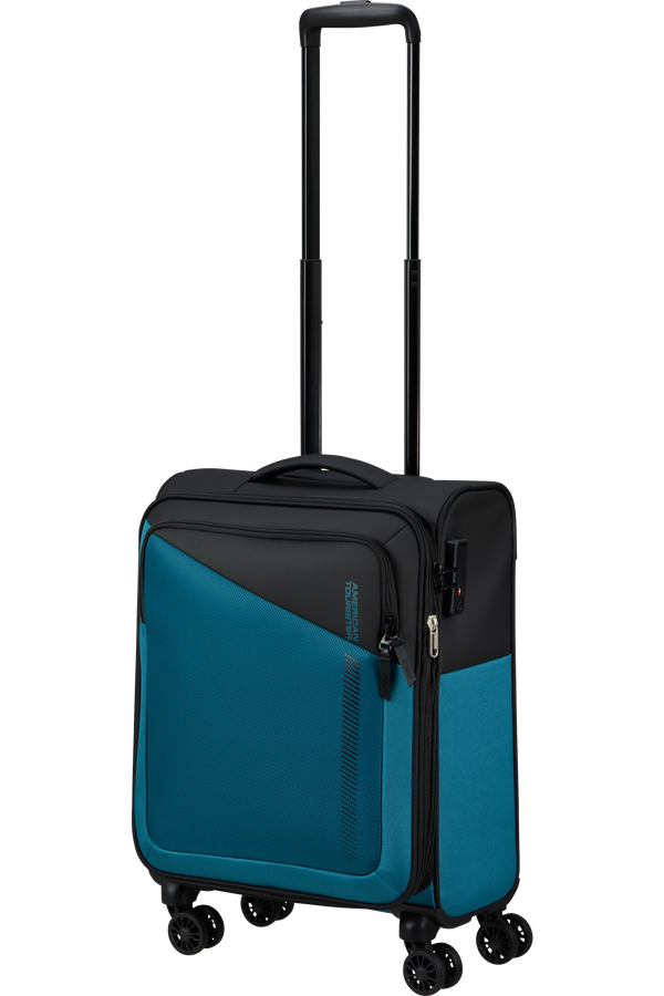 American Tourister Daring Dash Spinner Expandable TSA S  Čierna/modrá