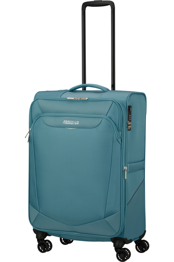 American Tourister SummerRide Spinner M EXP TSA 69cm Modrý vánok