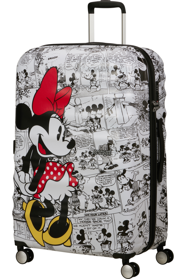American Tourister Disney Wavebreaker Spinner TSA Disney Fl 77cm  Minnie Comics White American Tourister Disney Wavebreaker Spinner TSA Disney Fl 77cm  Minnie Comics White