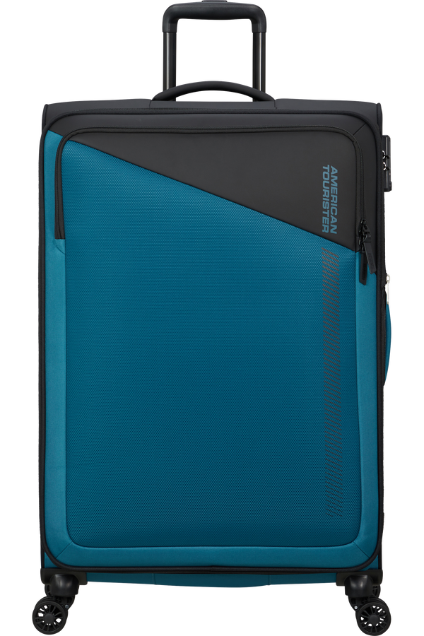 American Tourister Daring Dash Spinner Expandable TSA L  Čierna/modrá