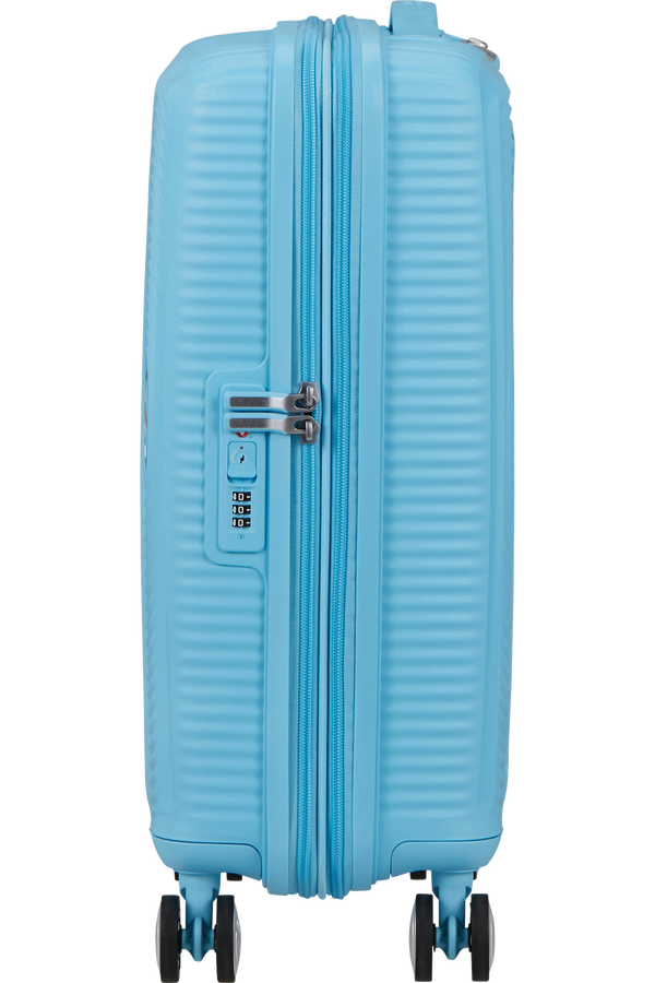 American Tourister SoundBox Spinner TSA Expandable 55cm  Blueberry Fizz