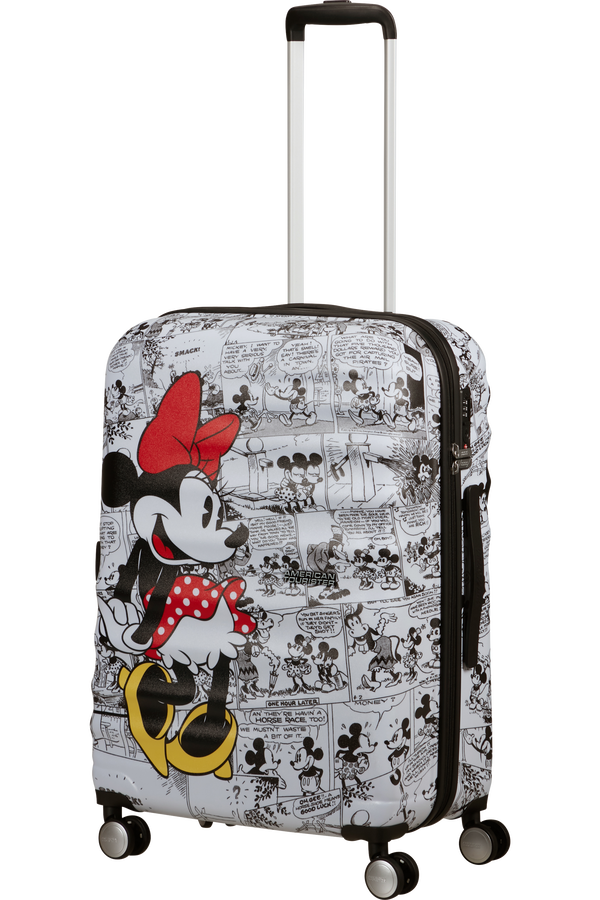American Tourister Disney Wavebreaker Spinner TSA Disney Fl 67cm  Minnie Comics White American Tourister Disney Wavebreaker Spinner TSA Disney Fl 67cm  Minnie Comics White
