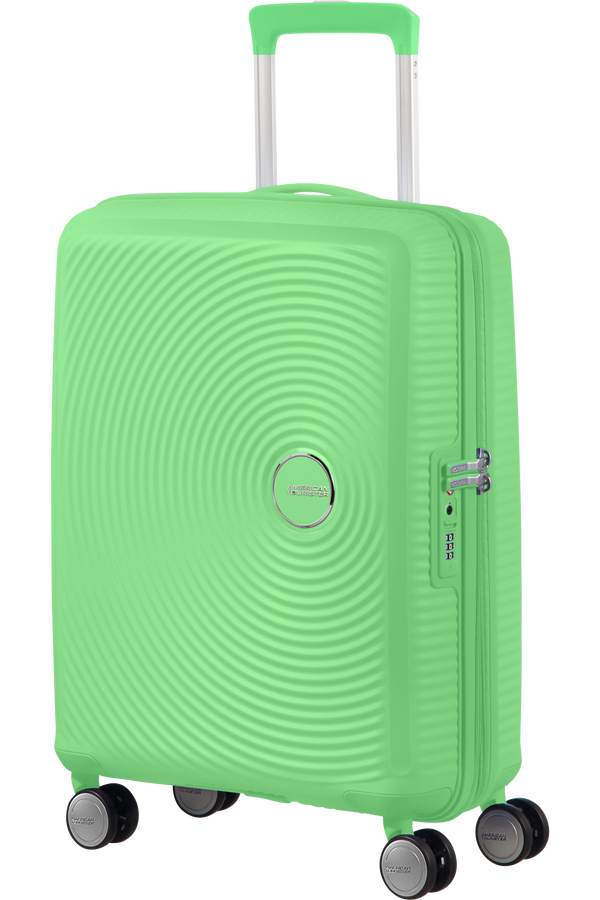American Tourister Soundbox Spinner TSA Expandable 55cm  Jarn&aacute; zelen&aacute;