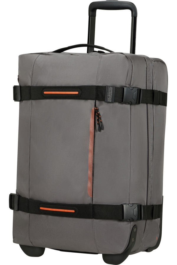 American Tourister Urban Track Duffle with Wheels S  Tmavosivá American Tourister Urban Track Duffle with Wheels S  Tmavosivá