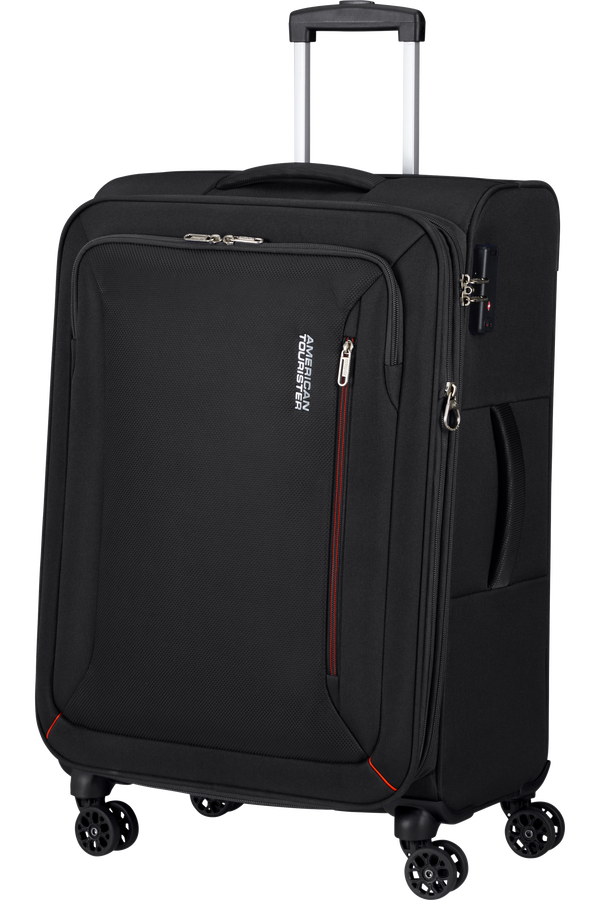 American Tourister Hyperspeed Spinner TSA EXP 68cm  Sýta čierna American Tourister Hyperspeed Spinner TSA EXP 68cm  Sýta čierna