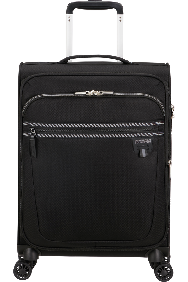 American Tourister Aerospin Spinner Expandable S  Čierna