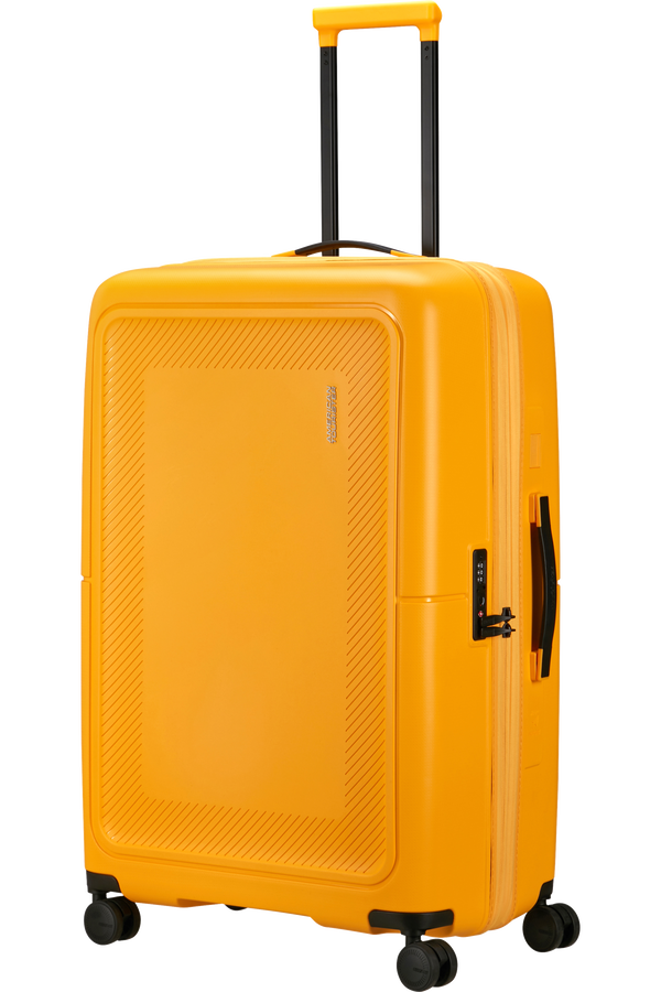American Tourister DashPop Spinner Expandable TSA 77cm Zlatá žltá American Tourister DashPop Spinner Expandable TSA 77cm Zlatá žltá