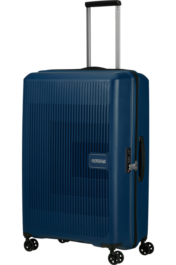 American Tourister Aerostep Spinner 77/28 Exp Tsa 77cm  N&aacute;morn&iacute;cka modr&aacute;
