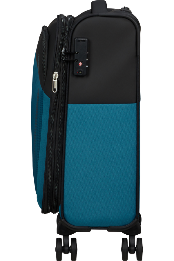 American Tourister Daring Dash Spinner Expandable TSA S  Čierna/modr&aacute;