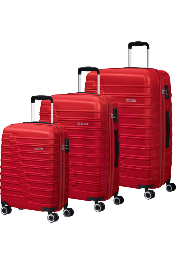 American Tourister Activair 3 PC Set A  Ohnivá červená