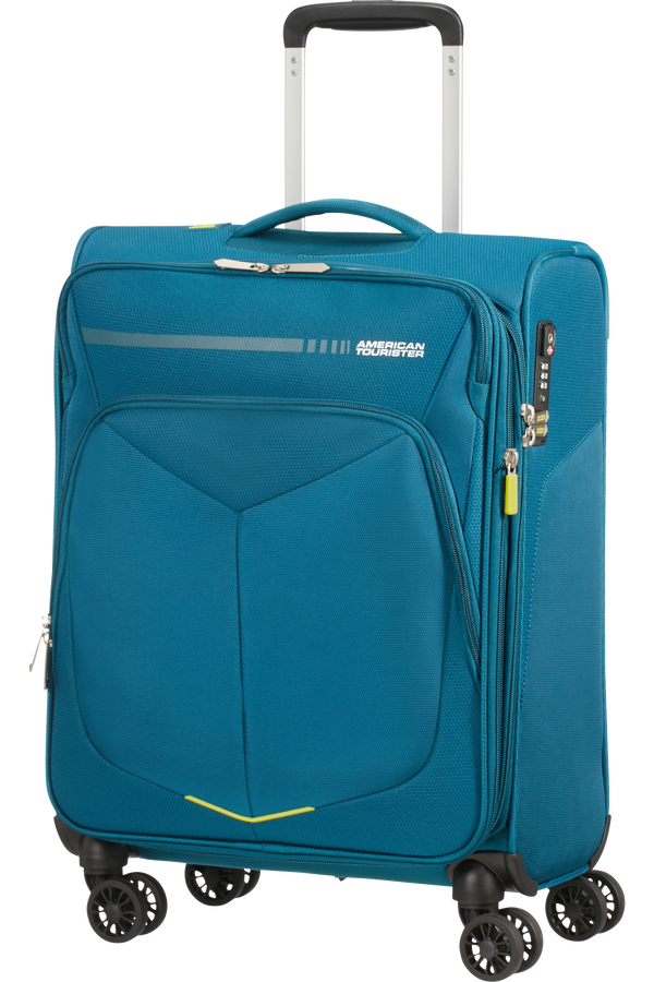 American Tourister Summerfunk Spinner Exp TSA 55cm  Teal